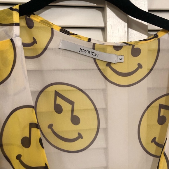 Joyrich Happy Music Face Kimono 🙂🎵 - Picture 6 of 7